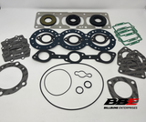 '00-'04 Kawasaki STX DI 1100 WSM Gasket Set With Crankshaft Seals, Ultra 130 DI