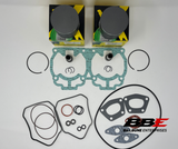 '00-'03 Ski-Doo MXZ 500 Top End Kit 1.00mm Over 70.50mm Bore Piston Kits, Gaskets