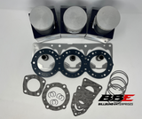 '96-'03 Kawasaki ZXi 1100 WSM Standard 80.00mm Bore Top End Kit Pistons, Gaskets