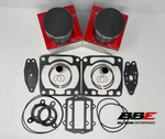 '04-'11 Arctic Cat F6 600 Wiseco Top End Kit Stock 73.80mm Bore Pistons, Gaskets