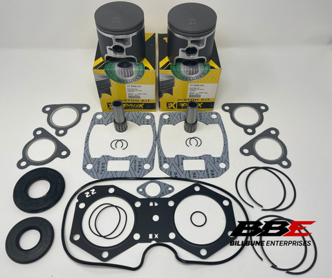 '99-'20 Polaris Indy 550 .50mm O/S 73.50mm Bore Piston Kits, Gasket W/ Oil Seals