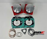 '98-'06 Polaris Indy 500 Top End Kit 1.00mm Over 73.00mm Bore Pistons, Gaskets