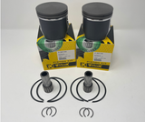 '07-'19 Polaris 600 CFI Standard / Stock 77.25mm Bore Piston Kits HO IQ, IQ Shift - BBE5607-000-02