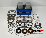 '82-'90 Kawasaki JS 550 Rebuild Kit .25mm O/S 75.25mm Bore Pistons Gaskets Seals