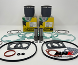 '93-'99 Ski-doo Formula 670 Top End Kit Standard 78mm Bore Piston Kits / Gaskets