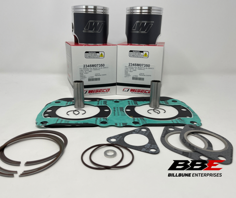 '98-'06 Polaris Indy 500 Top End Kit 1.50mm Over 73.50mm Bore Pistons, Gaskets
