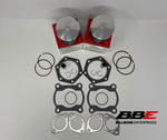 '86-'99 Polaris Indy 488 Fan Top End Kit 1.50mm O/S 73.50mm Bore Pistons Gaskets