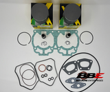 '00-'03 Ski-Doo MXZ 500 Top End Kit .50mm Over 70.00mm Bore Piston Kits, Gaskets