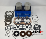 '82-'90 Kawasaki JS 550 Rebuild Kit .75mm O/S 75.75mm Bore Pistons Gaskets Seals