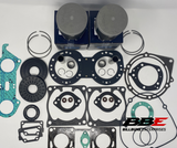 '98-'05 Yamaha Wave Runner GP 800 Standard 80.00mm Bore Pistons, Gaskets W/ Seals