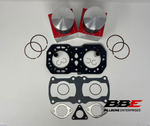 '89-'97 Polaris Indy 500 Top End Kit 1mm O/S 73.00mm Bore Pistons, Gaskets, SKS