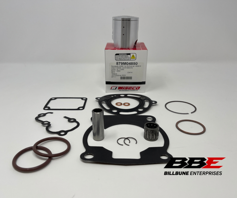 '14-'25 Kawasaki KX85 Wiseco Top End Kit Stock 48.50mm Bore Piston Kit, Gaskets