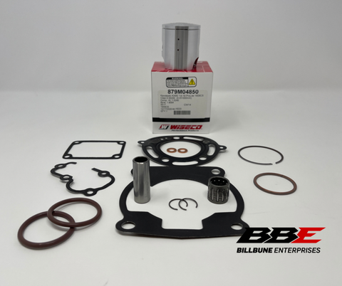 '14-'22 Kawasaki KX85 Wiseco Top End Kit Stock 48.50mm Bore Piston Kit, Gaskets