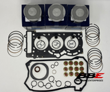 '14-'22 Sea-doo 900 Spark Standard 74mm Bore WSM Top End Kit Pistons / Gaskets