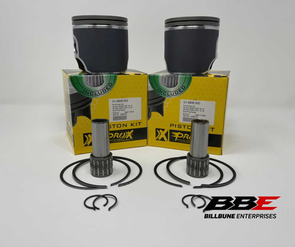 '07-'12 Ski-Doo 800R PTEK Standard / Stock 82.00mm Bore Piston Kits, S ...