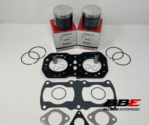 89-'97 Polaris Indy 500 Top End Kit Standard 72.00mm Bore Pistons, Gaskets, SKS