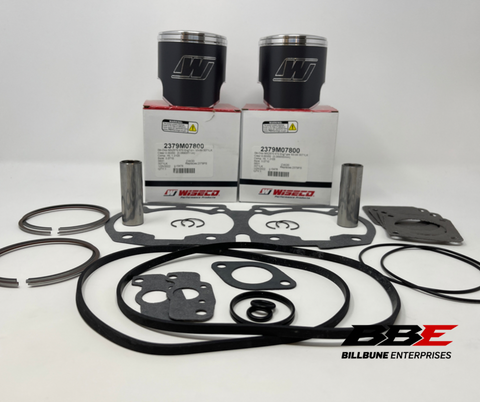 '93-'99 Ski-doo MXZ 670 Wiseco Top End Kit Standard 78.00mm Bore Pistons Gaskets