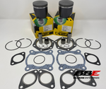 '86-'99 Polaris Indy Trail 488 Fan Top End Kit Stock 72mm Bore Pistons, Gaskets