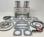 '01-'04 Polaris 440 Pro X Wiseco Top End Kit Stock 66.00mm Bore Pistons, Gaskets