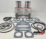 '01-'04 Polaris 440 Pro X Wiseco Top End Kit Stock 66.00mm Bore Pistons, Gaskets