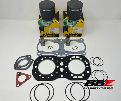 '89-'97 Polaris Indy 500 Top End Kit 1.00mm O/S 73mm Bore Pistons, Gaskets, SKS