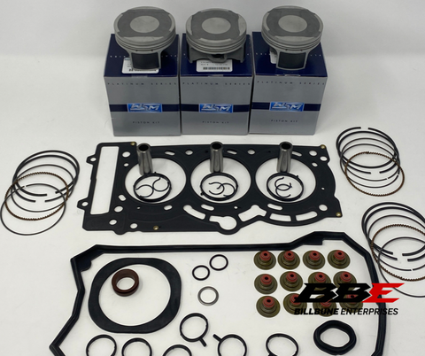 '14-'22 Sea-doo 900 Spark 1.00mm O/S 75.00mm Bore Top End Kit Pistons / Gaskets