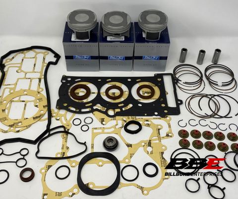 '14-'22 Sea-doo 900 Spark 1mm O/S 75.00mm Bore Pistons / Comp. Gaskets W/ Seals