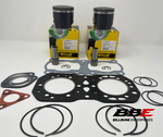 '89-'97 Polaris Indy 500 Top End Kit Standard 72.00mm Bore Pistons, Gaskets, SKS