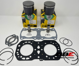 '98-'06 Polaris Indy 500 Top End Kit .50mm O/S 72.50mm Bore Pistons, Gaskets, RMK