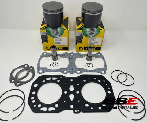 '98-'06 Polaris Indy 500 Top End Kit .50mm O/S 72.50mm Bore Pistons, Gaskets, RMK