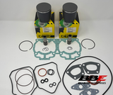 '00-'03 Ski-Doo MXZ 500 Top End Kit 1.00mm Over 70.50mm Bore Piston Kits, Gaskets