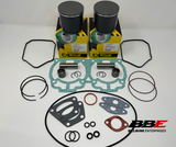 '99-'19 Ski-doo MXZ 600 / 500ss Standard 76mm Top End Kit, Pistons / Gaskets, STK