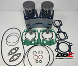 '95-'99 Sea-doo 800 / 787 Carb. Top End Kit 1.00mm O/S 83.00mm Pistons, Gaskets
