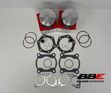 '86-'99 Polaris Indy Trail 488 Fan Top End Kit 1mm O/S 73mm Bore Pistons Gaskets