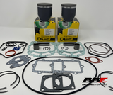 '03-'10 Ski-doo 600 H.O. Standard 72mm Bore Top End Kit, Pistons / Gaskets, MXZ