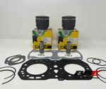 '98-'06 Polaris Indy 500 Top End Kit 1.00mm O/S 73mm Bore Pistons, Gaskets, RMK