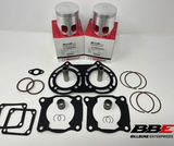'87-'06 Yamaha YFZ350 Banshee .50mm O/S 64.50mm Bore Top End Kit Pistons Gaskets