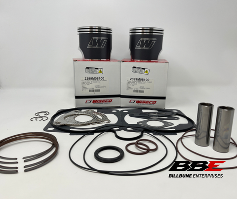 '97-'05 Polaris 700 RMK Wiseco Top End Kit Standard 81.00mm Bore Pistons Gaskets