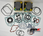 '03-'10 Ski-doo 600 H.O. Standard 72mm Bore Pistons / Comp. Gasket kit with Seals