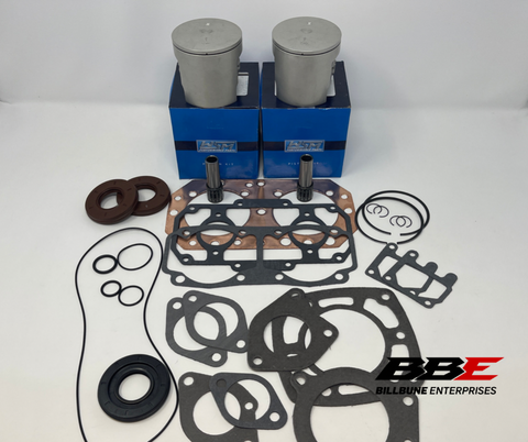 '82-'90 Kawasaki JS 550 Rebuild Kit, Standard 75mm Bore Pistons, Gaskets / Seals