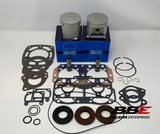 '82-'90 Kawasaki JS 550 Rebuild Kit 1mm O/S 76mm Bore Pistons, Gaskets / Seals