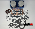 '82-'90 Kawasaki JS 550 Rebuild Kit, Standard 75mm Bore Pistons, Gaskets / Seals