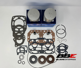 '82-'90 Kawasaki JS 550 Rebuild Kit .25mm O/S 75.25mm Bore Pistons Gaskets Seals