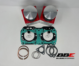 '98-'06 Polaris Indy 500 Top End Kit 1.50mm Over 73.50mm Bore Pistons, Gaskets