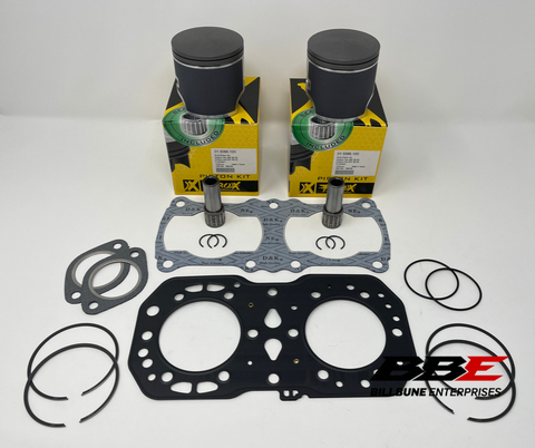 '98-'06 Polaris Indy 500 Top End Kit 1.00mm O/S 73mm Bore Pistons, Gaskets, RMK