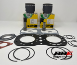 '89-'97 Polaris Indy 500 Top End Kit 1.00mm O/S 73mm Bore Pistons, Gaskets, SKS