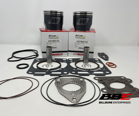 '07-'10 Polaris 700 Dragon Wiseco Top End Kit Stock 81.00mm Bore Pistons Gaskets