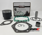 ‘85-'05 Polaris 250 ATV WSM Top End Kit 1.00mm O/S 73.00mm Bore Piston, Gaskets