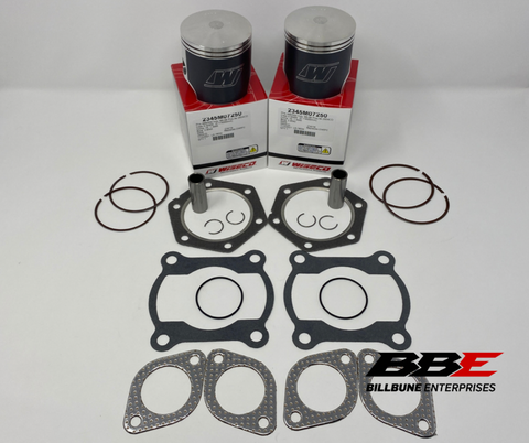 '86-'99 Polaris Indy 488 Fan Top End Kit .50mm O/S 72.50mm Bore Pistons, Gaskets