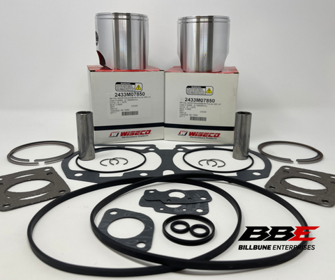 '98-'99 Ski-doo MXZ 670 HO Wiseco Top End Kit .50mm 78.50mm Bore Pistons Gaskets